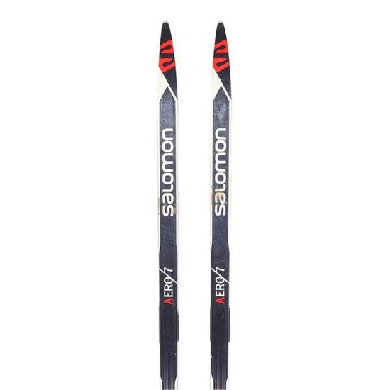RECONDITIONNE - Ski De Fond Salomon Aero 7 Skin + Fixation Prolink /
