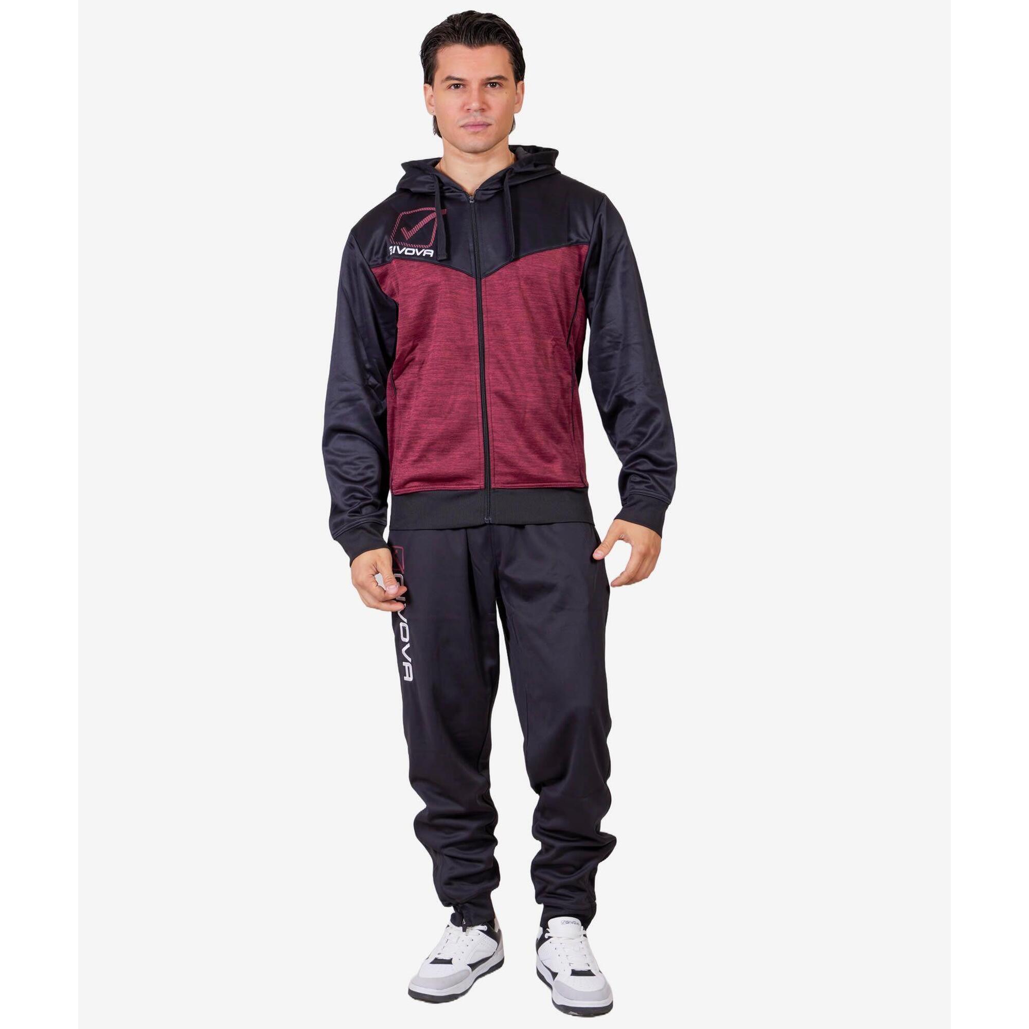 Givova Dres Visa Melange z kapturem Polarfleece 4XS (ok. 5 lat)