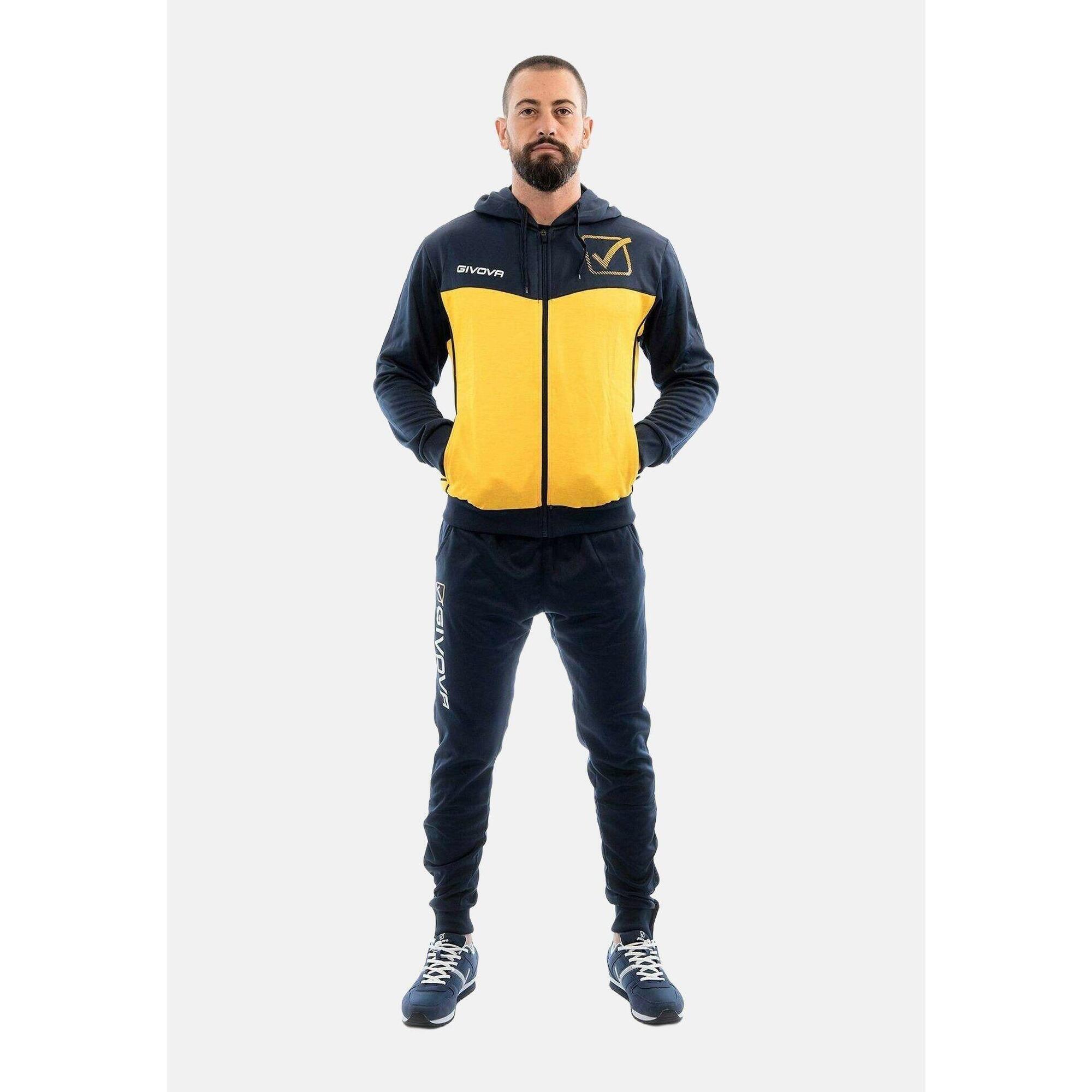 Givova dres Visa Melange polarfleece z kapturem 3XS