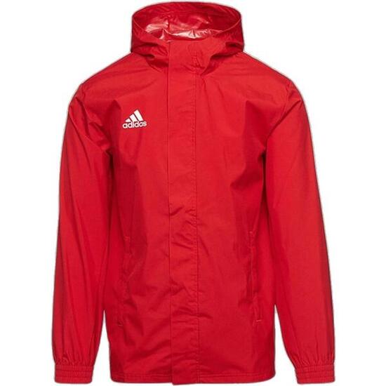 Giacca impermeabile (k-way) uomo adidas rosso