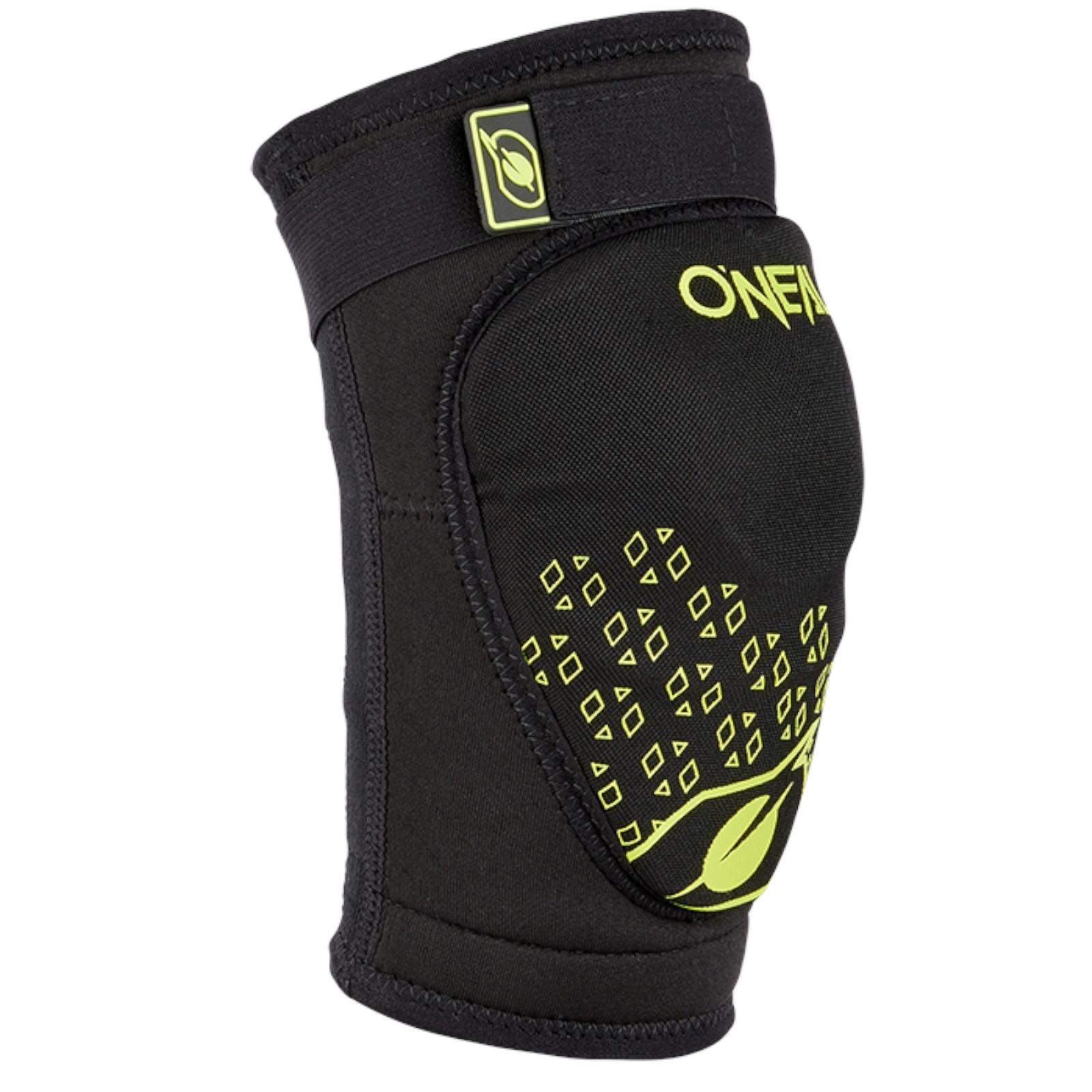 Juventud Protectores Rodilla Unisex Negro/Neon Yellow 4/4
