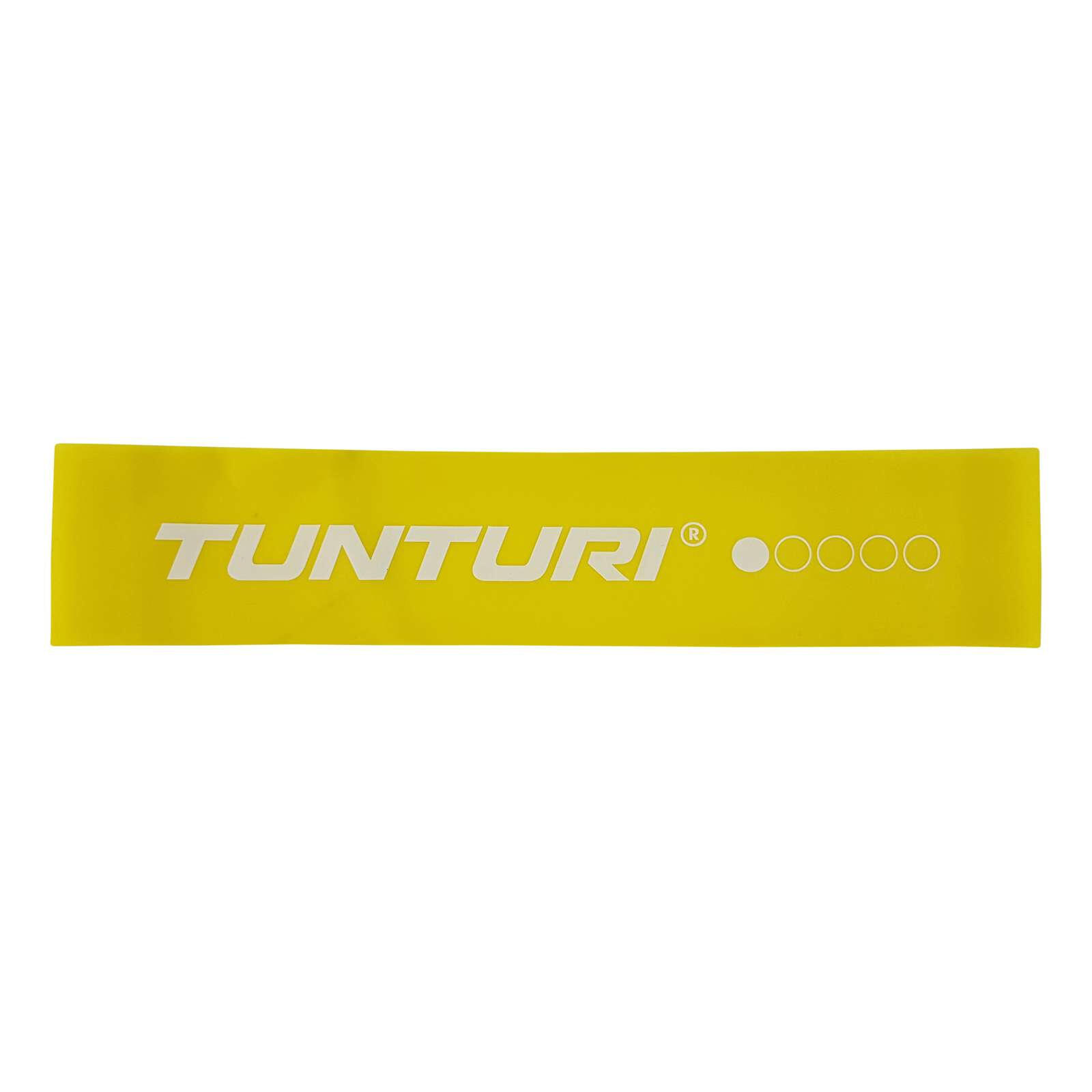 Tunturi Mini Resistance Band Set 5 Stück – 5 Gummi Gymnastikbänder 5/7