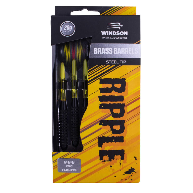 Set šipek RIPPLE 20g Steel Brass