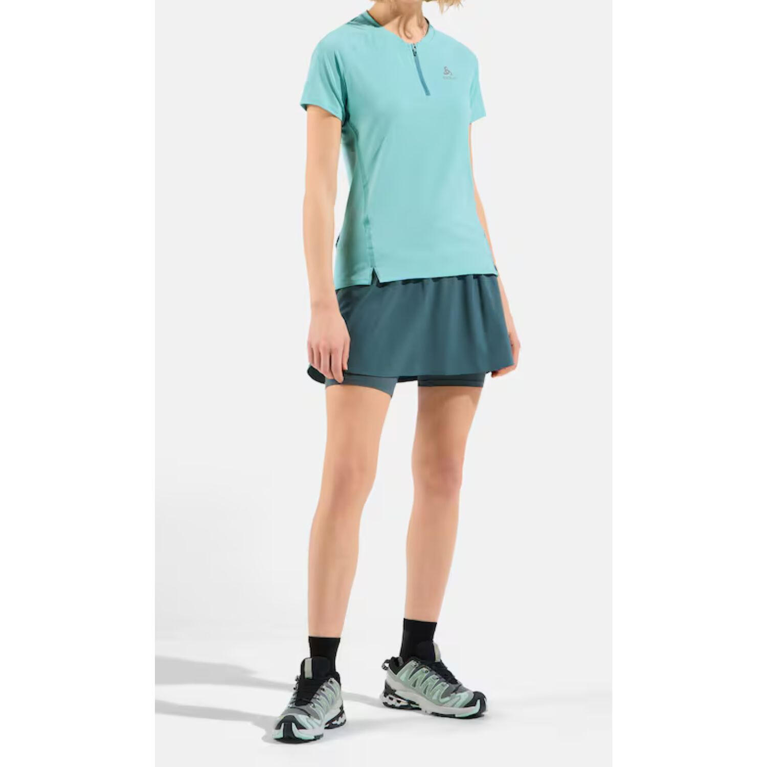 Maillot de course à pied Odlo X-Alp 1/2 Zip pour femmes 3/7