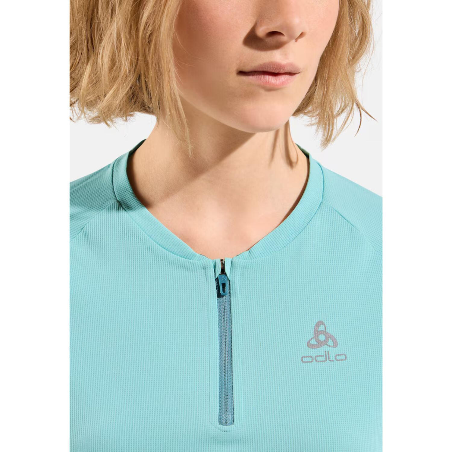 Maillot de course à pied Odlo X-Alp 1/2 Zip pour femmes 4/7