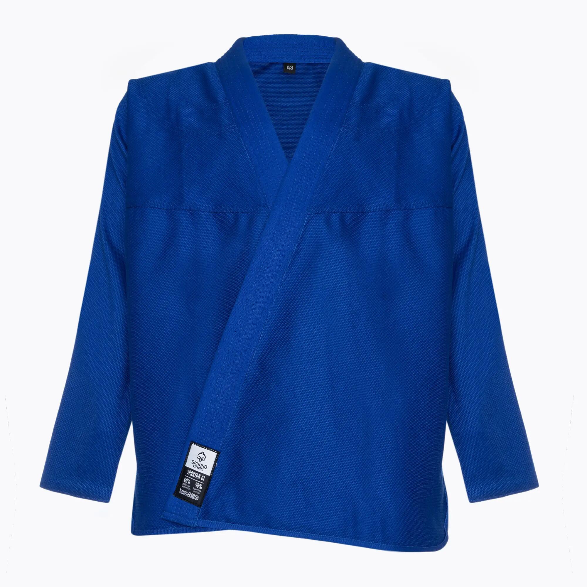 Kimono/Gi de Jiu-Jitsu para Jogo de Solo Masculino Spartan Azul A2 2/5