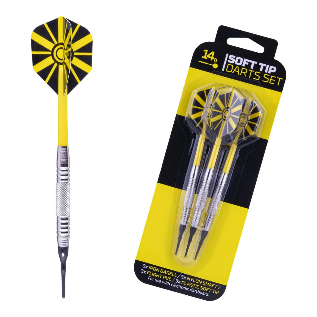 Šípkový set SOFTDARTS 2 14 g Soft Iron