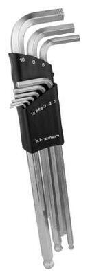 Set van 9 birzman inbussleutels 1.5 / 2 / 2.5 / 3 / 4 / 5 / 6 / 8 / 10mm