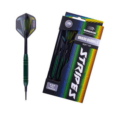Set dartpijlen stripes 20g soft brass