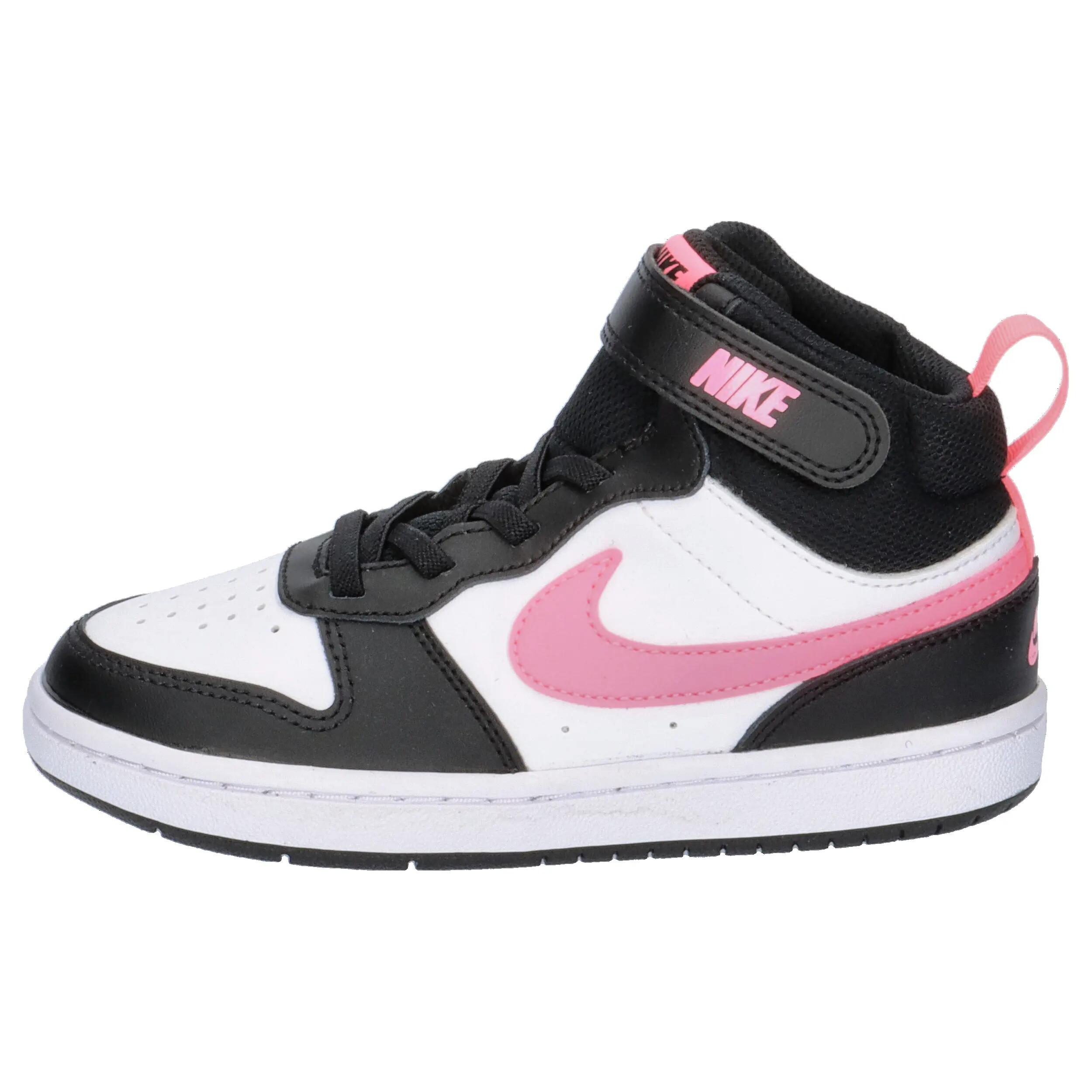 Zapatos Nike Court Borough Mid 2 Negro/Blanco 2/7