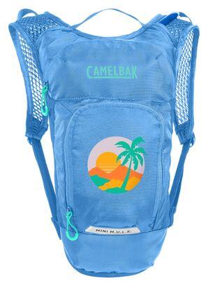 Camelbak Mini M.U.L.E. 5L Zaino Idratazione Bambini con Sacca 1,5L - Celeste 3/6