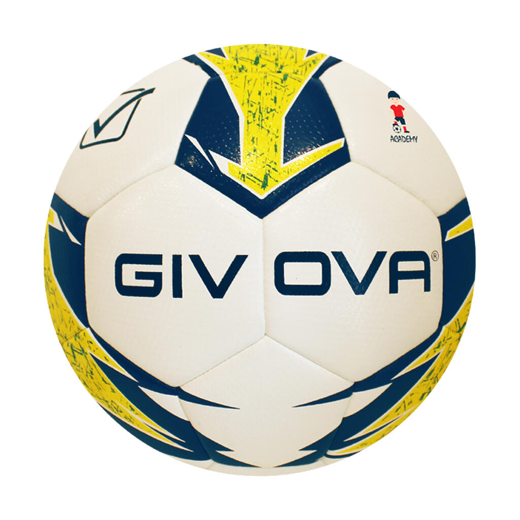 Palloni da calcio givova giallo/blu 2/2