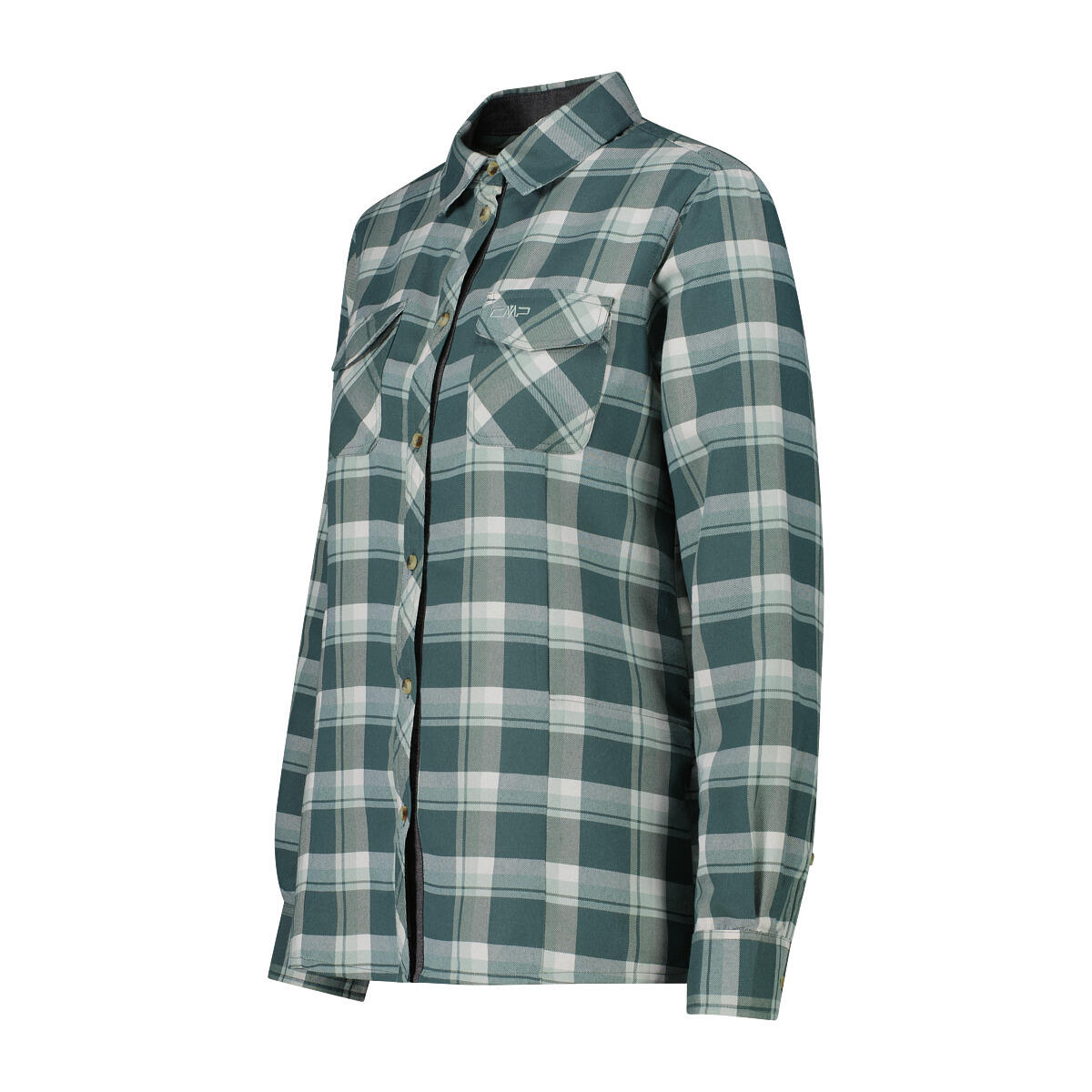 Chemise manches longues en polyester recyclé femme CMP 3/4