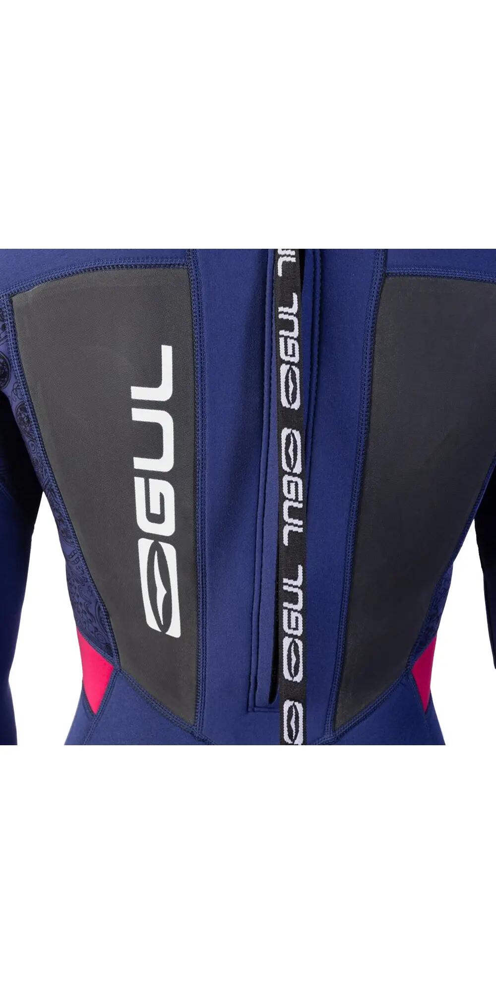 Combinaison de Surf 3/2mm Zip Dos - Response - Bleu - Femme 5/7