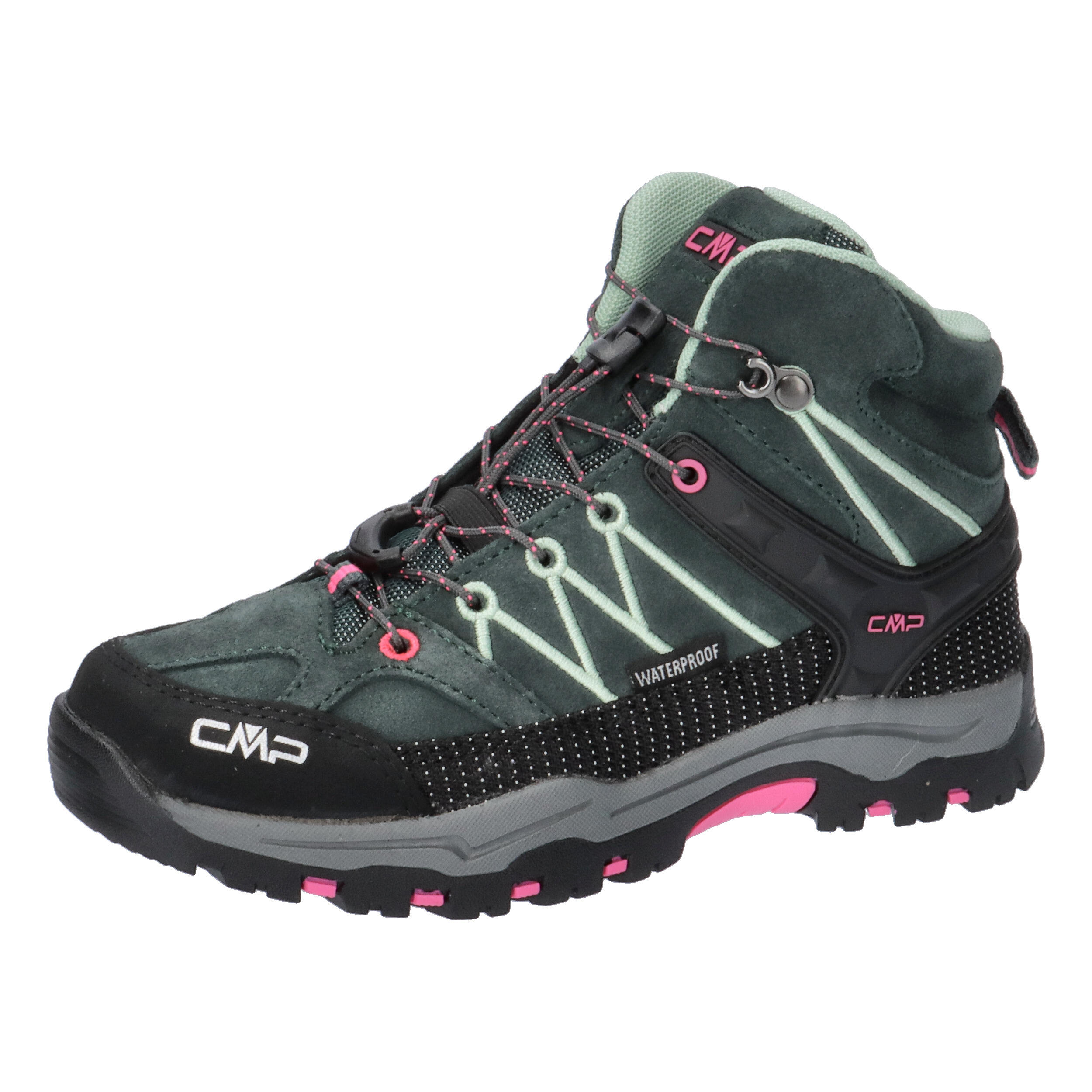 Cmp Sapatos De Caminhadas Para S Rigel Wp Mid Azul Criança da Decathlon