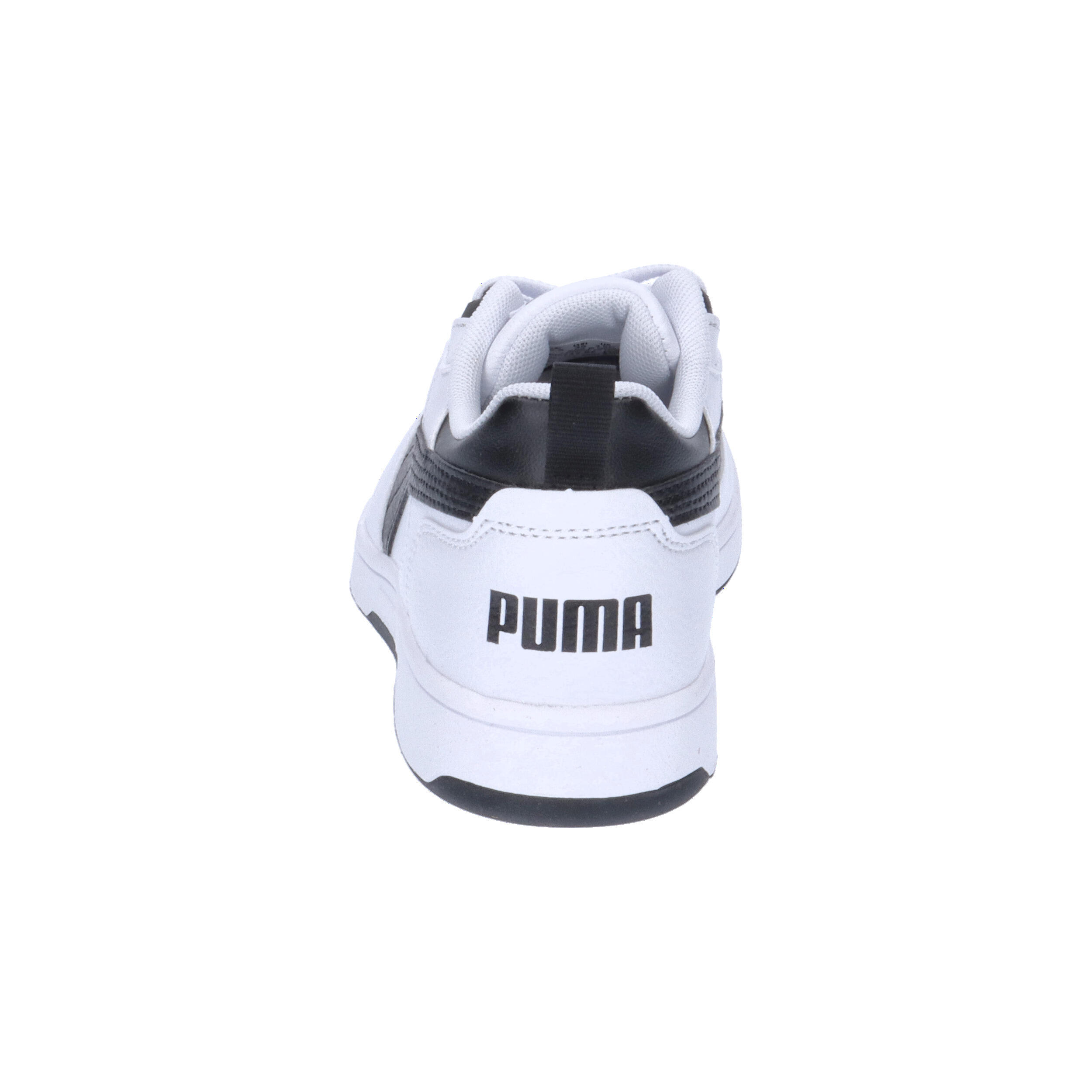 Puma Rebound V6 Lo AC PS Unisex Kinder Sneaker 396742 02 weiß/schwarz 13/15