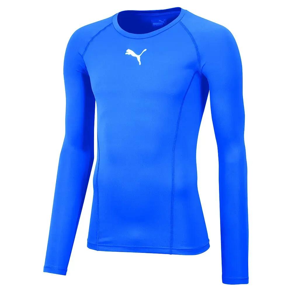 Puma Liga Kids Long Sleeve Baselayer Shirt Blue - 9-10 Years