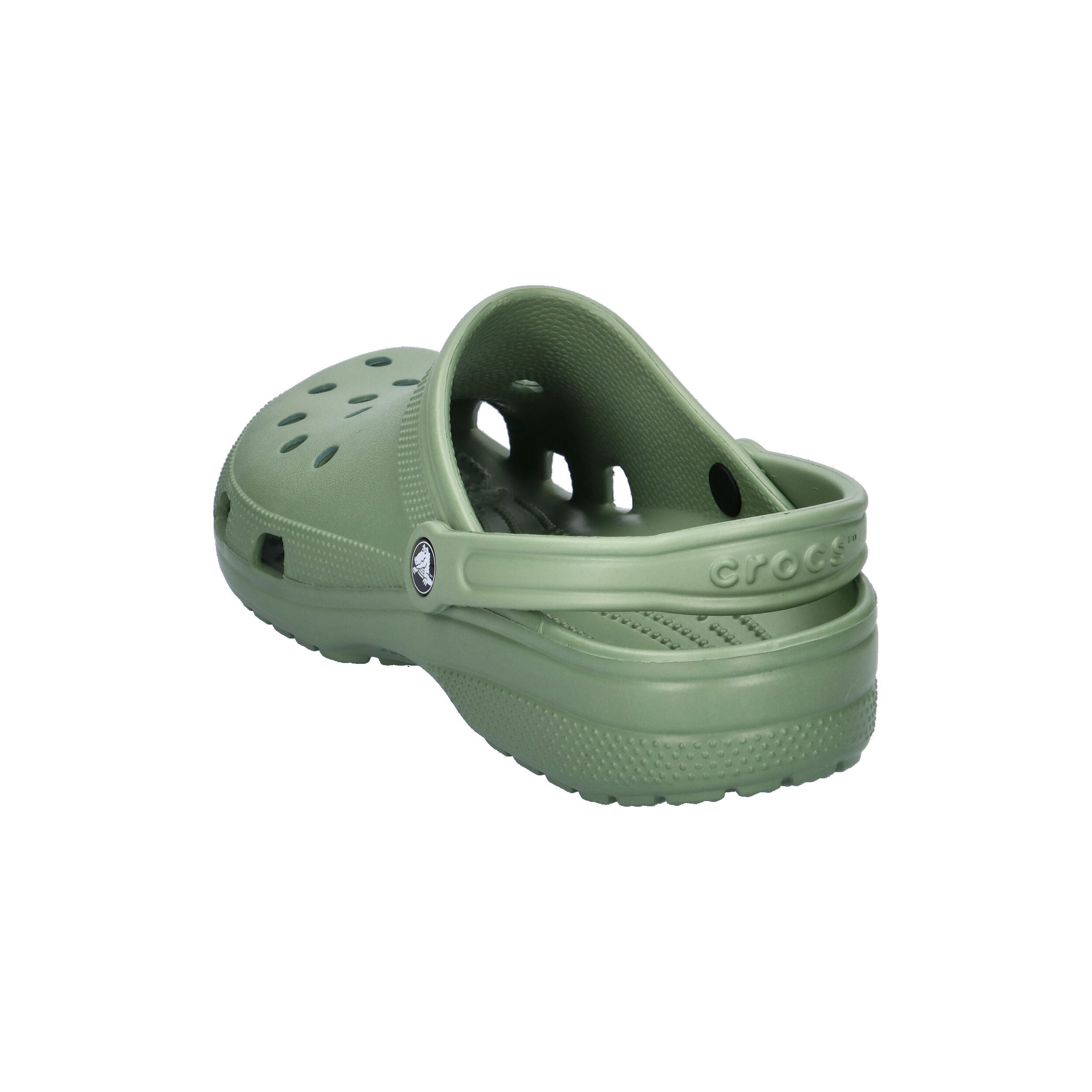 Sapatilhas Crocs Classic em verde musgo. 3/10