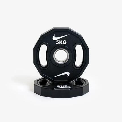 Halterschijven - Gewichtheffen - Nike 10 kg - Urethane - Zwart