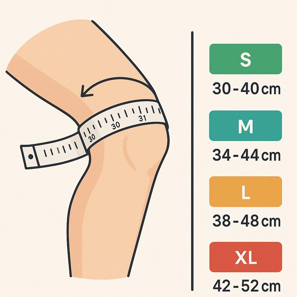 Genouillère pour Adulte avec Renforts Latéraux en Métal 2/4