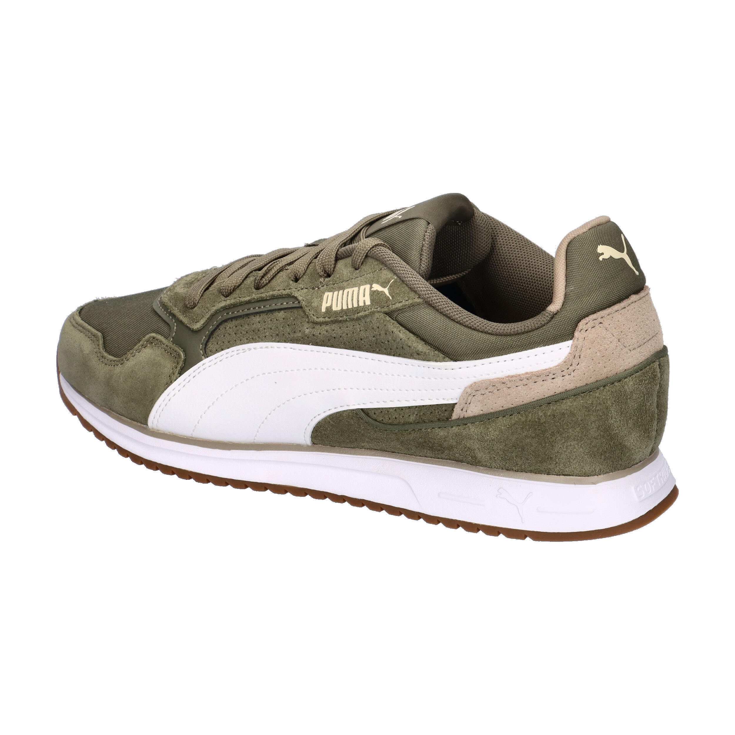 Baskets Puma Modèle Softride St Miler Sd Couleur Vert 3/7