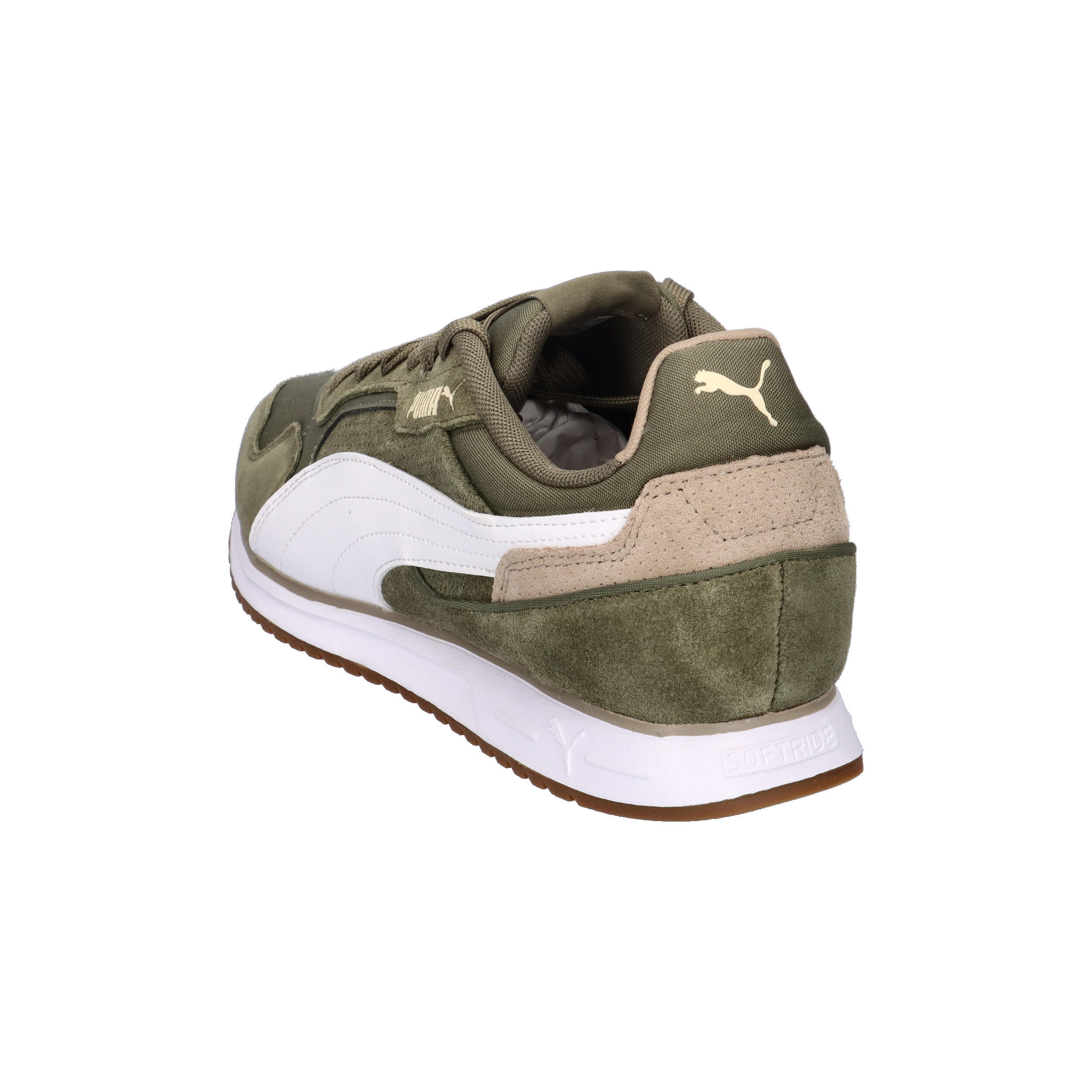 Baskets Puma Modèle Softride St Miler Sd Couleur Vert 4/7