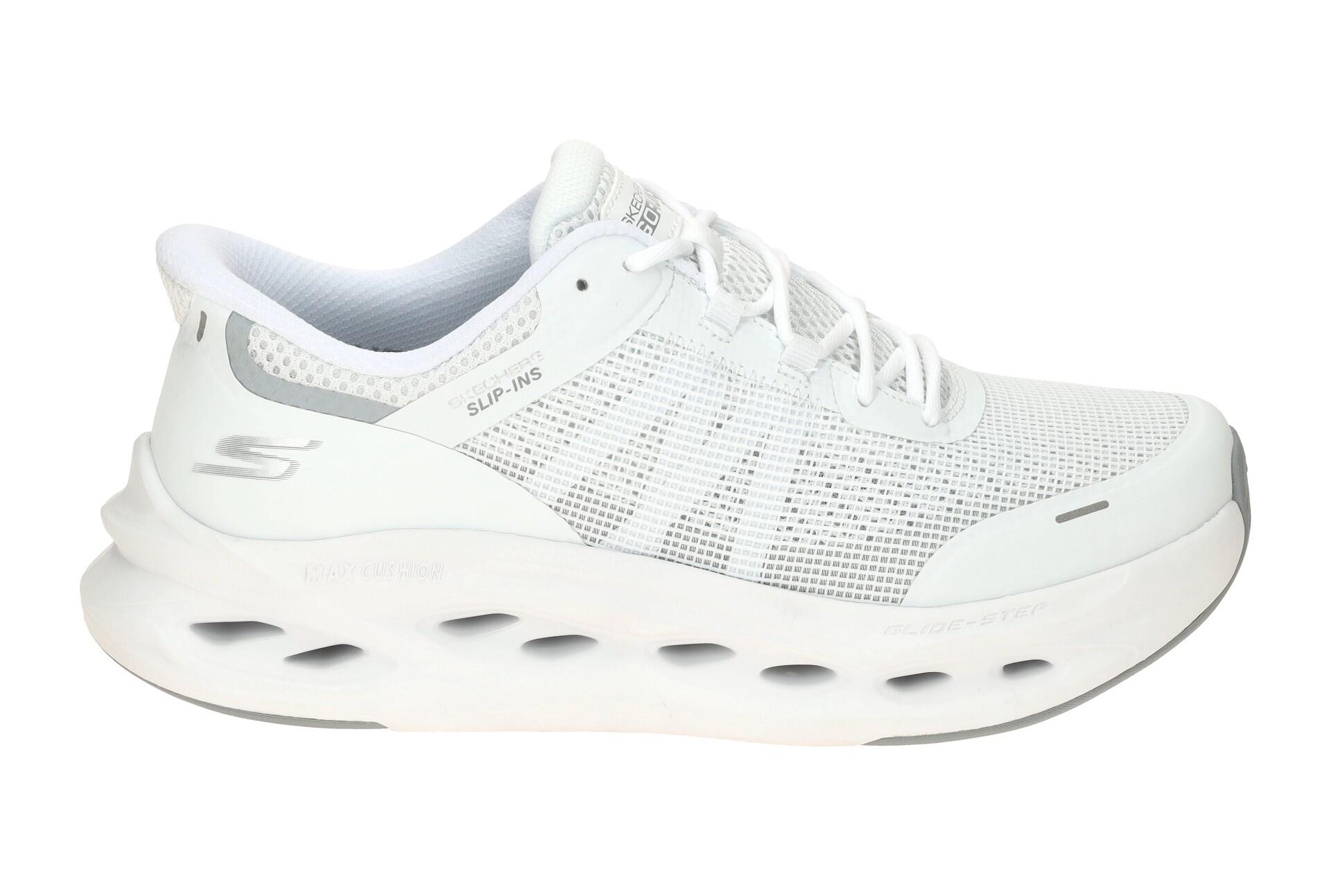 Skechers MAX CUSHIONING Schuhe weiß Damen Glide-Step 129401 2/7