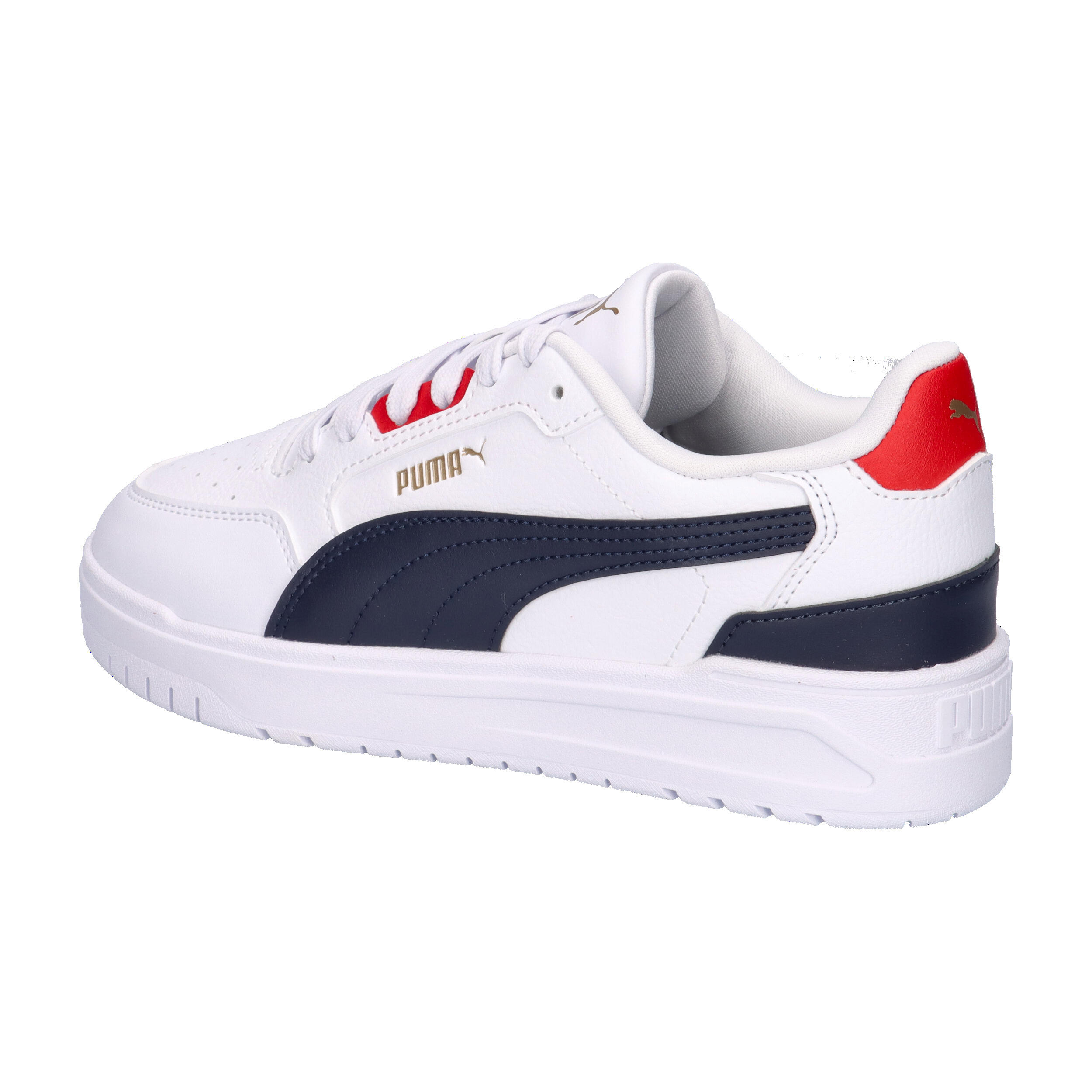 Ténis Puma Modelo Shuffle Downtown Lo Jr Cor Branco 3/7