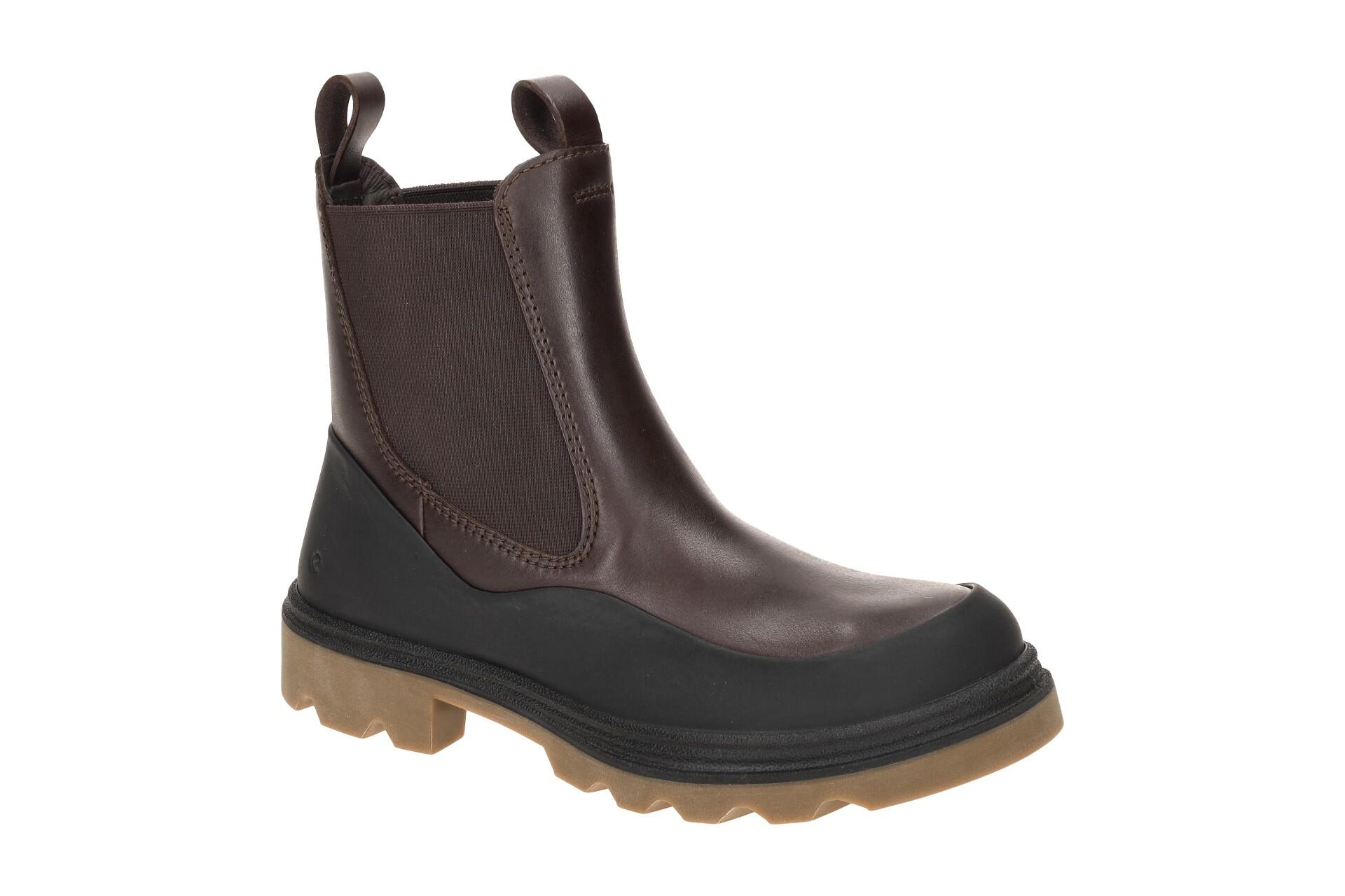 Ecco GRAINER Damen Stiefeletten - elegante Stiefelette braun Elegant NEU 1/7