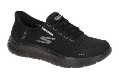 Skechers Go Walk Flex Schuhe schwarz SLIP-INS wasserdicht 124846
