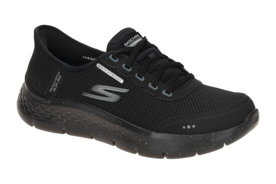 Skechers Go Walk Flex Schuhe schwarz SLIP-INS wasserdicht 124846