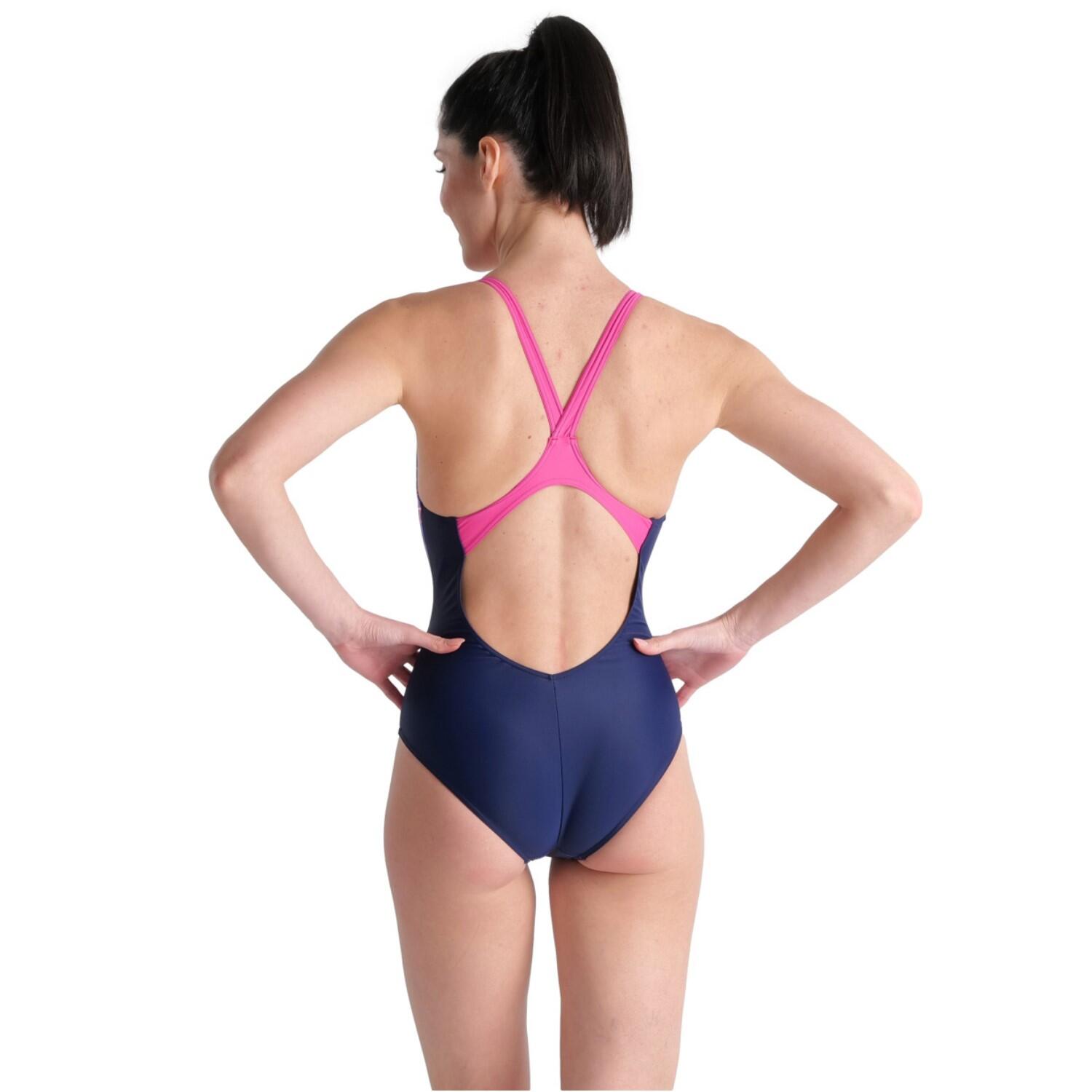arena Badeanzug Damen Flashing Light Print 3/5