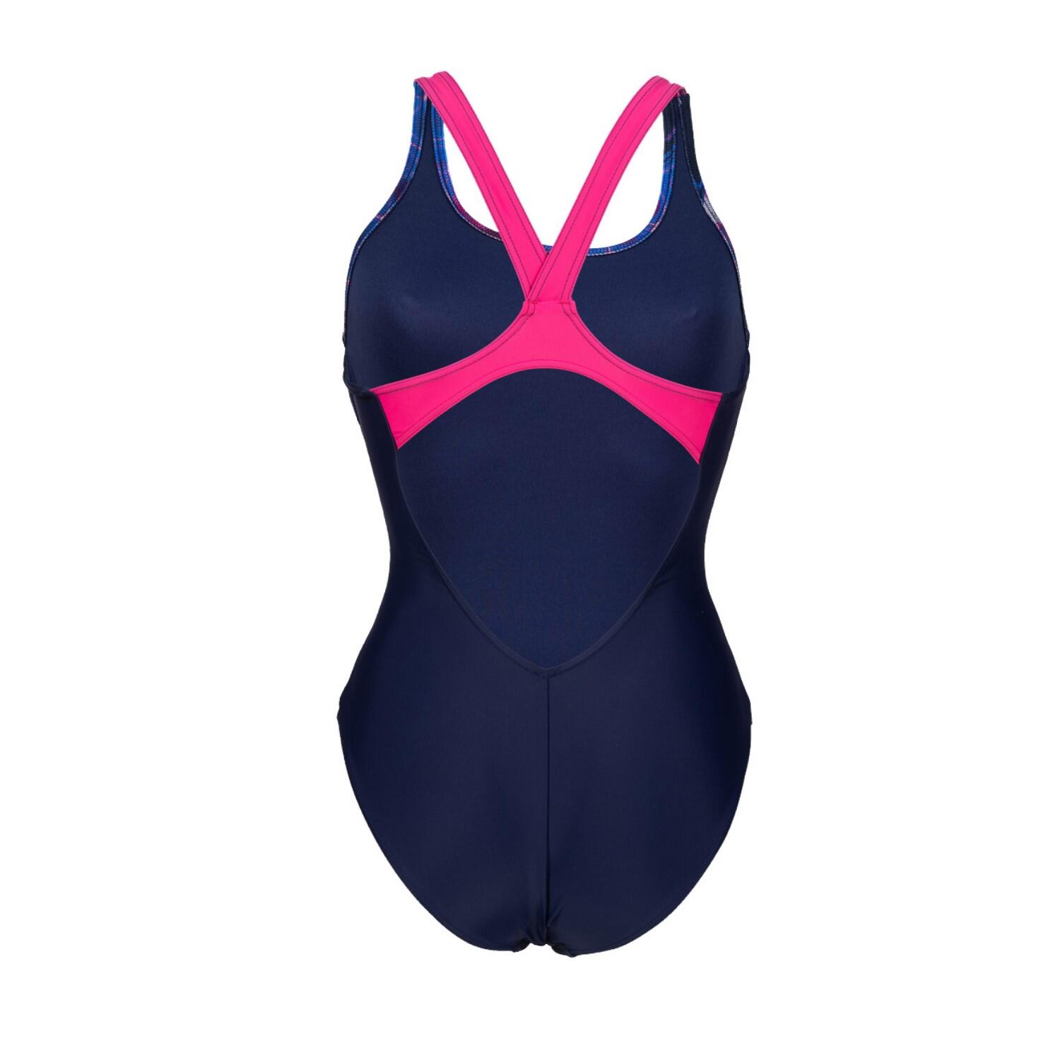 arena Badeanzug Damen Flashing Light Print 5/5