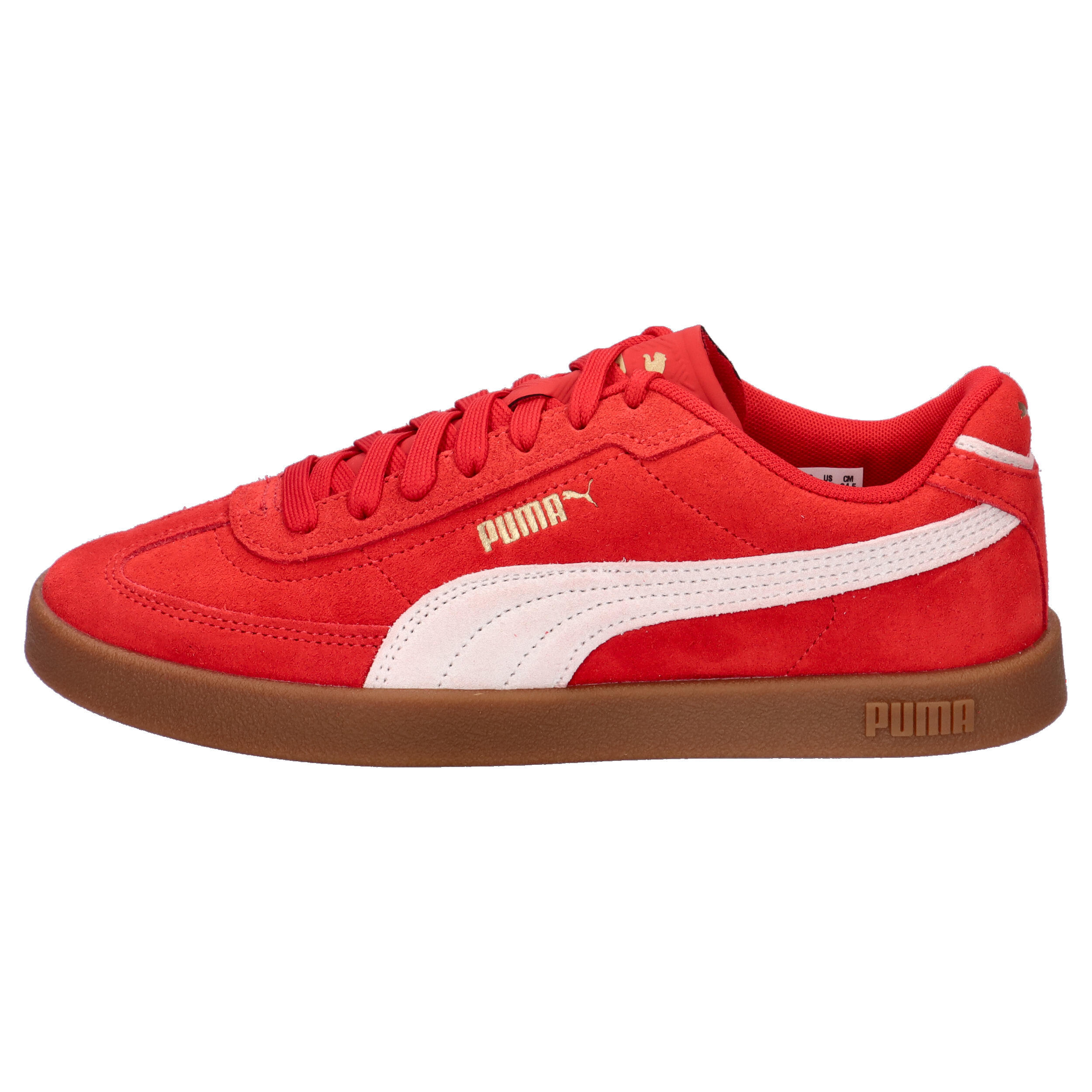Baskets Puma Modèle Club Ii Era Suede Couleur Rouge 2/7