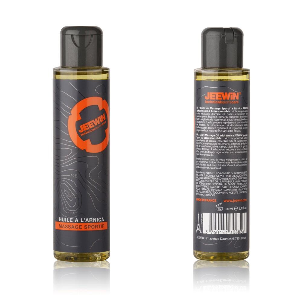 Jeewin - Huile De Massage Sportif Huiles Essentielles & Arnica 99% Naturelle (100ml) - Huile De Massage - 100 Ml - Decathlon