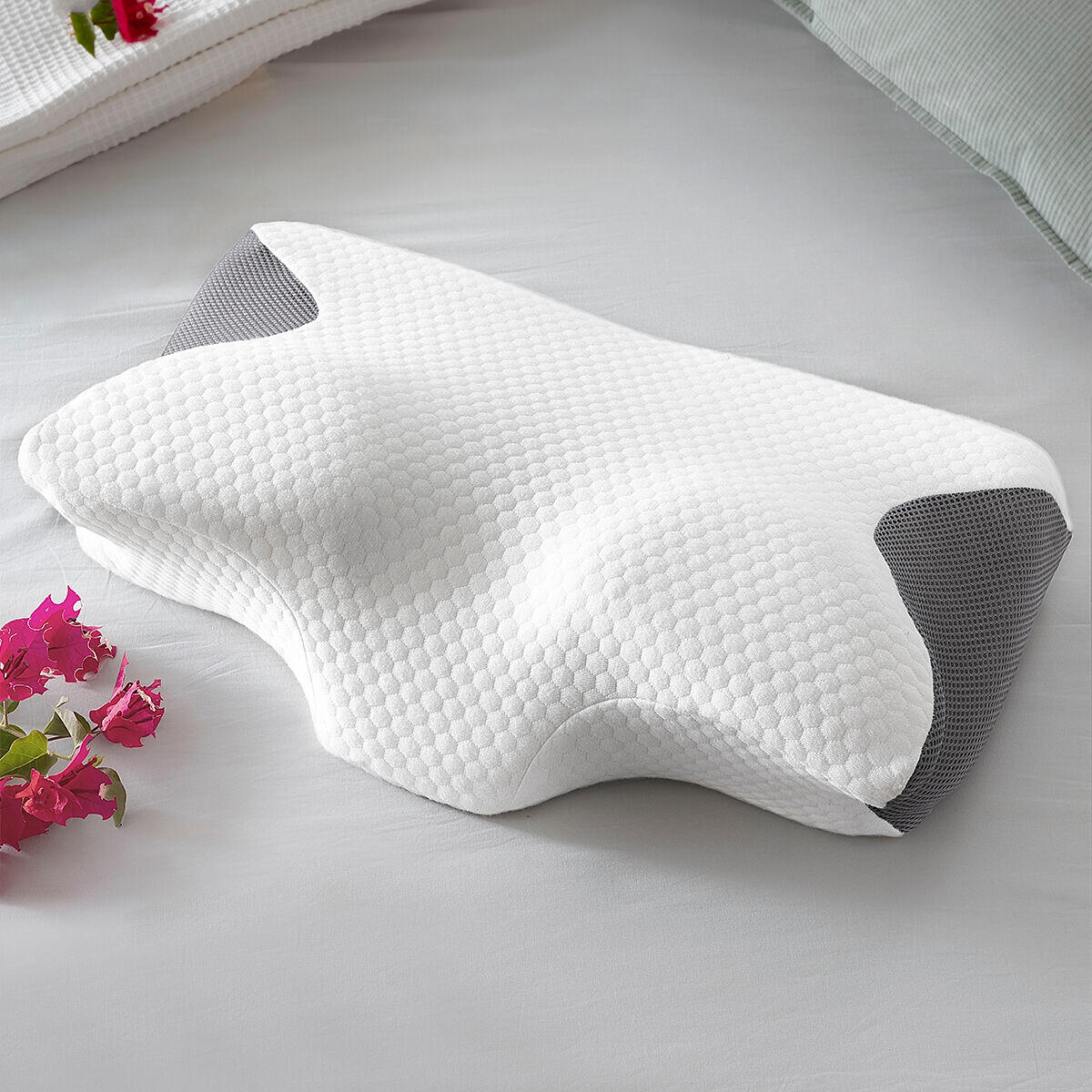 Oreiller Ergonomique Viscoélastique Soutien des Cervicales INNOVAGOODS 3/5
