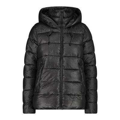 Donsjas met capuchon en 3d-effect voor dames cmp