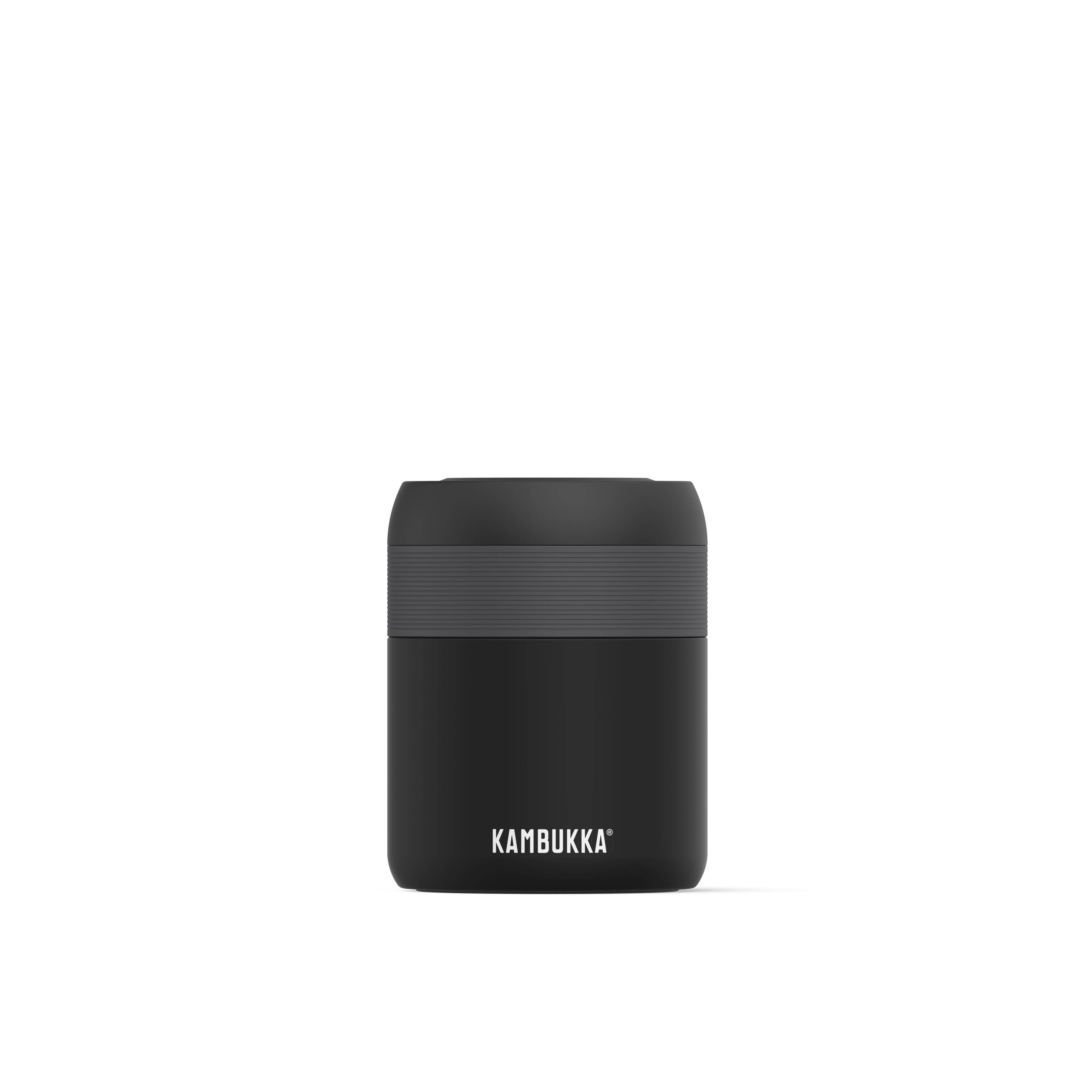 KAMBUKKA Termos na jídlo Bora 600 ml těsný Matte Black
