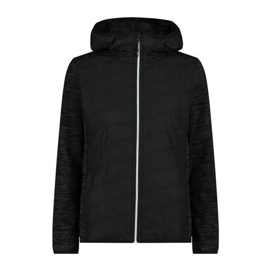 CMP Damen Fleecejacke Woman Jacket Hybrid Fix Hood 33H1876