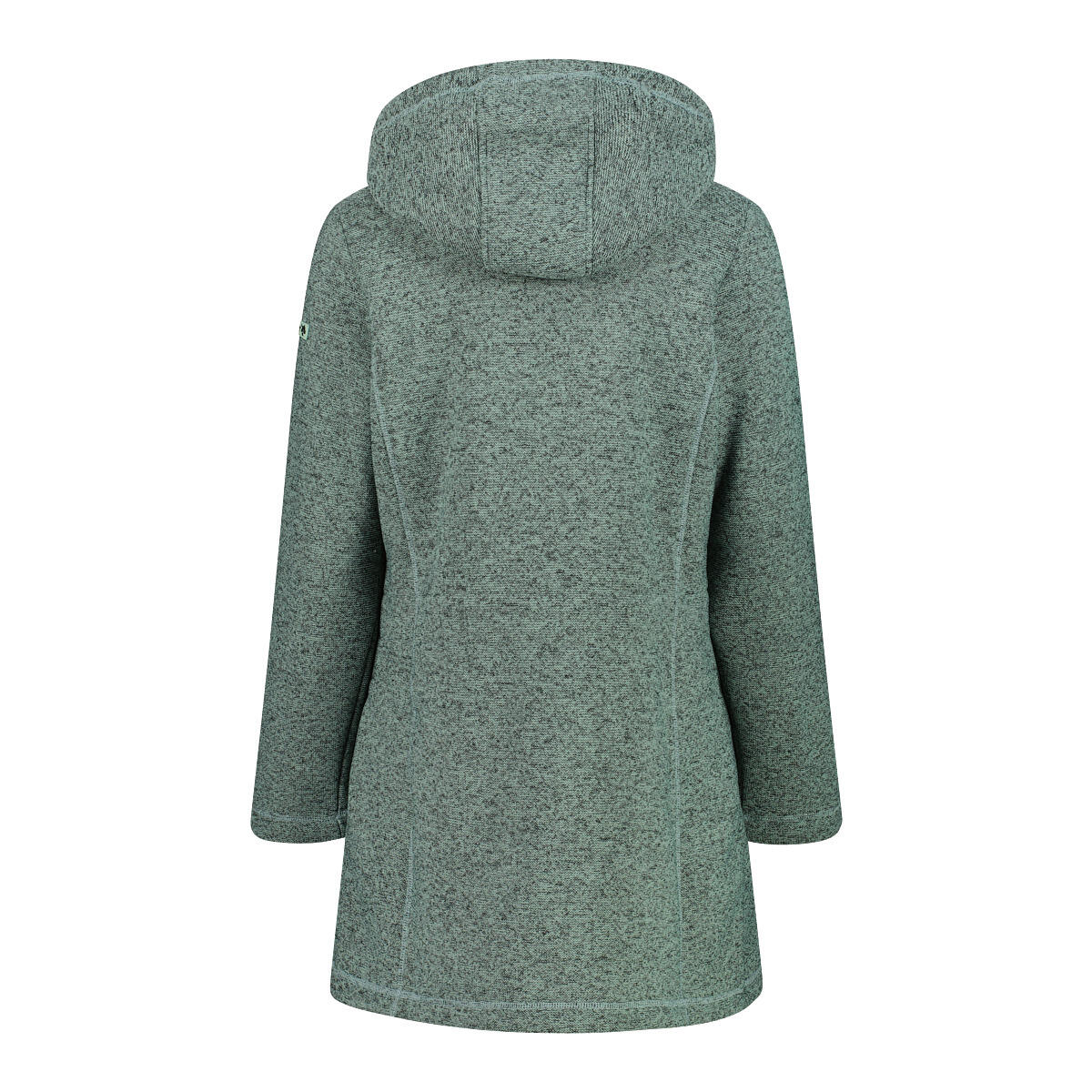 Parka con cappuccio in pelliccia sintetica in maglia polare tecnica donna CMP 4/5