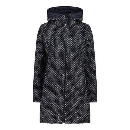 Manteau à capuche wooltech femme CMP
