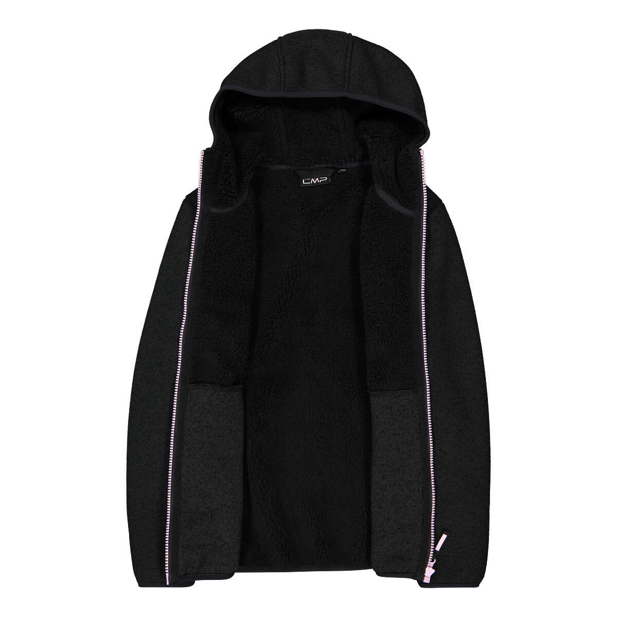 CMP Mädchen Fleecejacke Kid G Jacket Fix Hood 35H1675 8/9