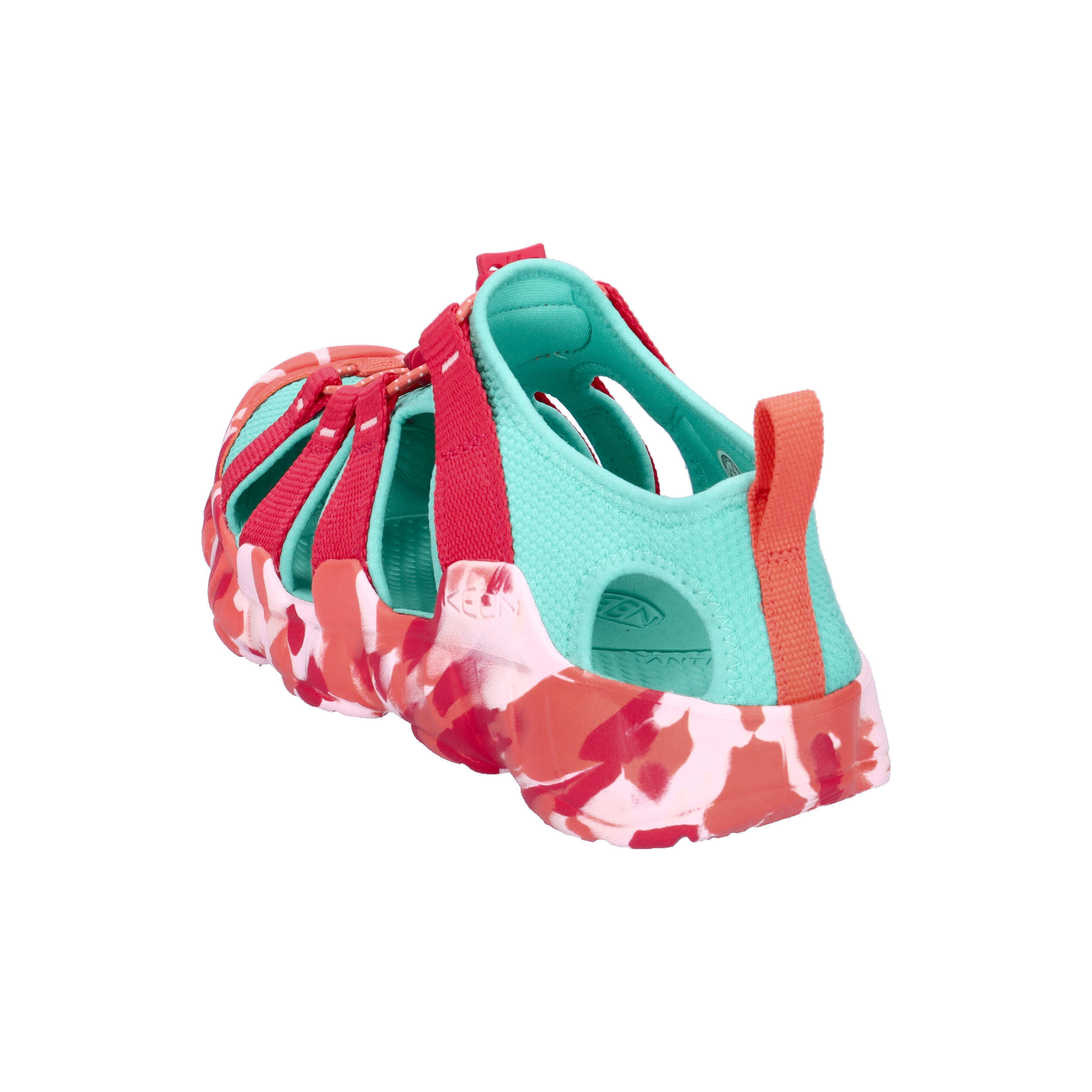 Keen Jr Hyperport H2 Raspberry/pool Blue Kids' Shoes 4/7