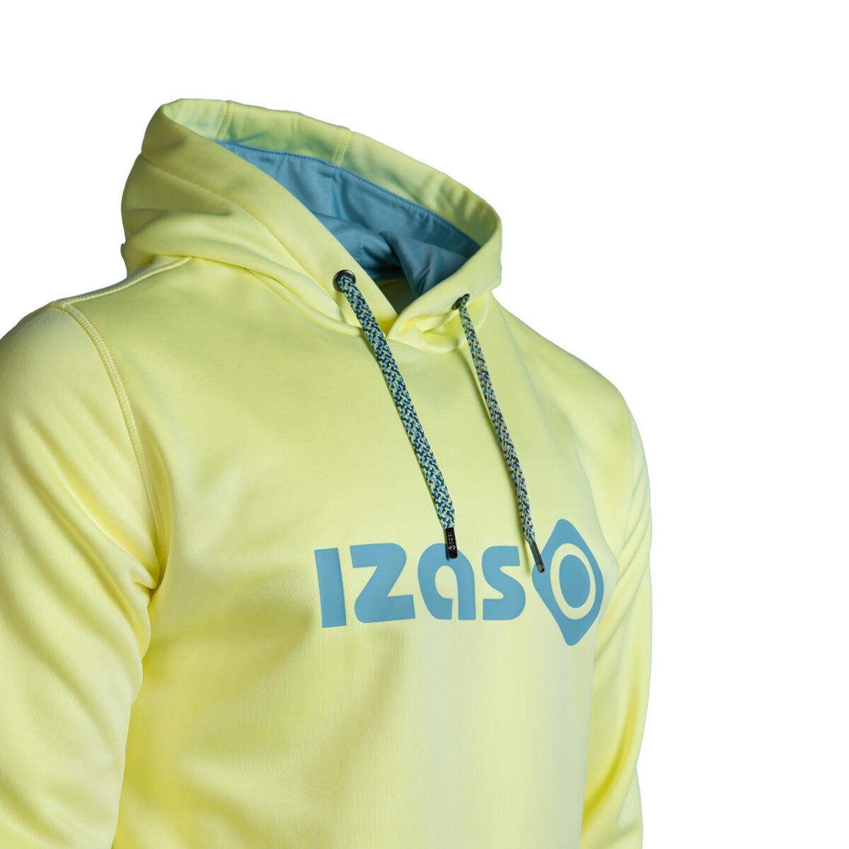 Izas Sudadera de hombre DUERO M V4 con capucha ajustable , logotipo y bolsillo 3/3
