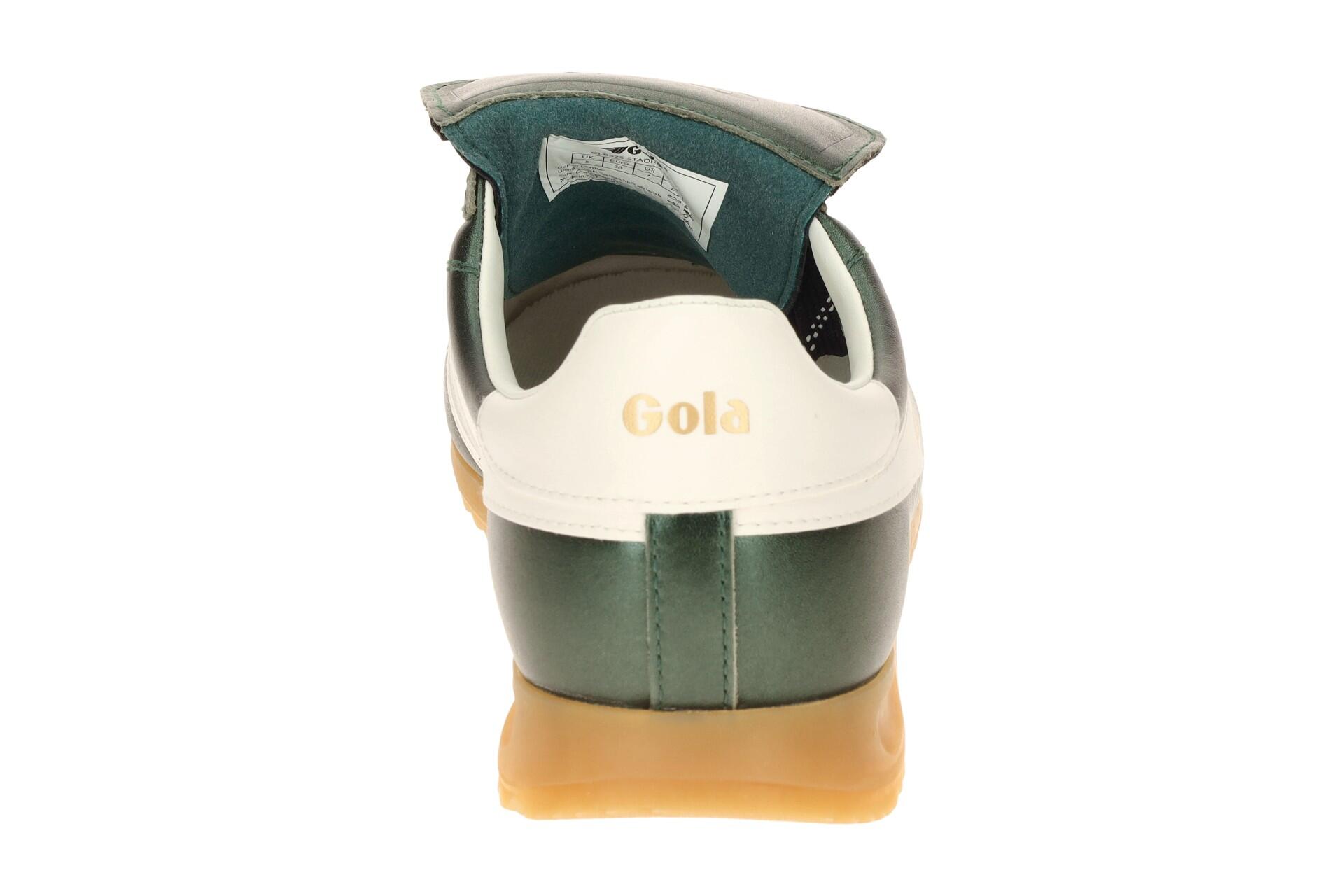 Gola Stadium 86 Damen Sneakers Schuhe grün metallic CLB575 5/7