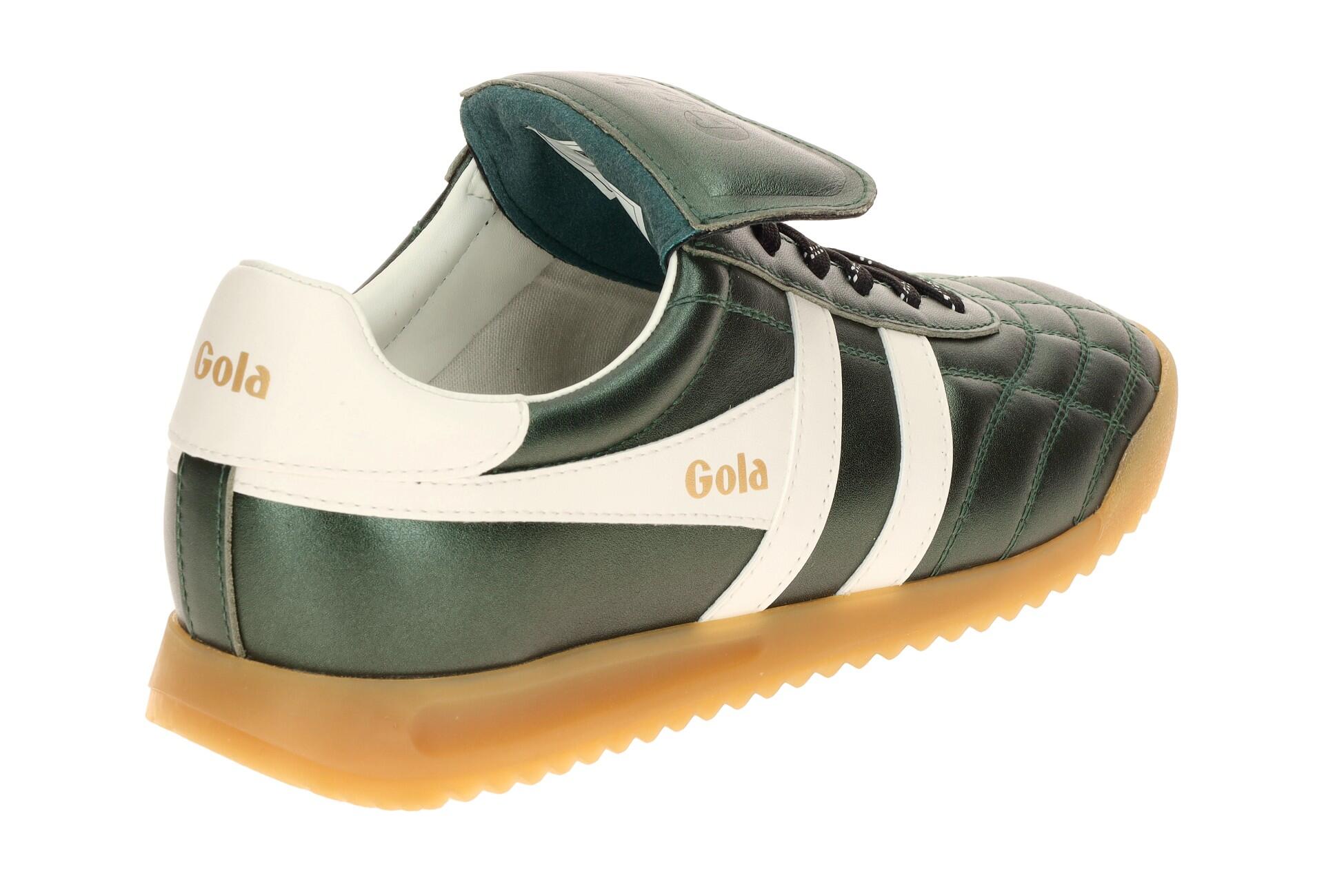 Gola Stadium 86 Damen Sneakers Schuhe grün metallic CLB575 4/7