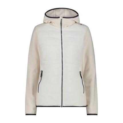 Polaire à capuche hybride technique tricotée femme CMP