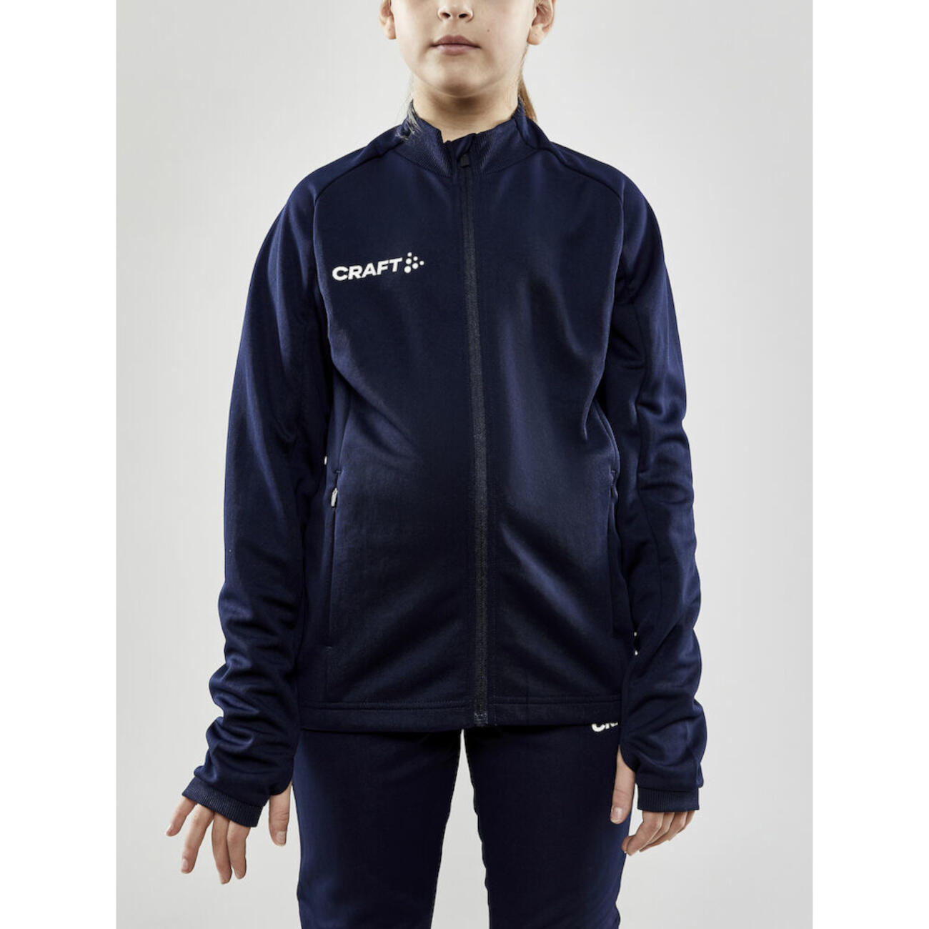 Craft Kinder Trainingsjacke EVOLVE FULL ZIP JR 1910156 3/4
