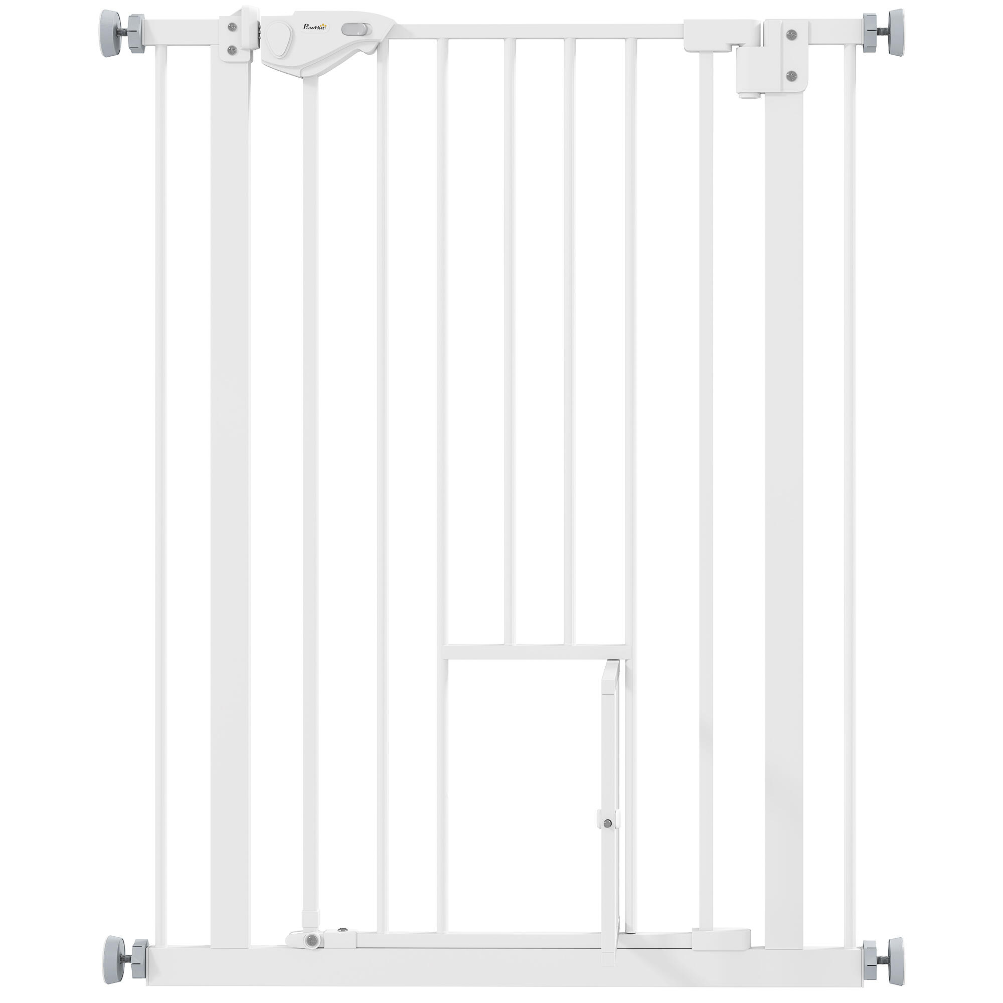 PAWHUT Barreira de Segurança para Cães PawHut 68x91,4 cm Branco