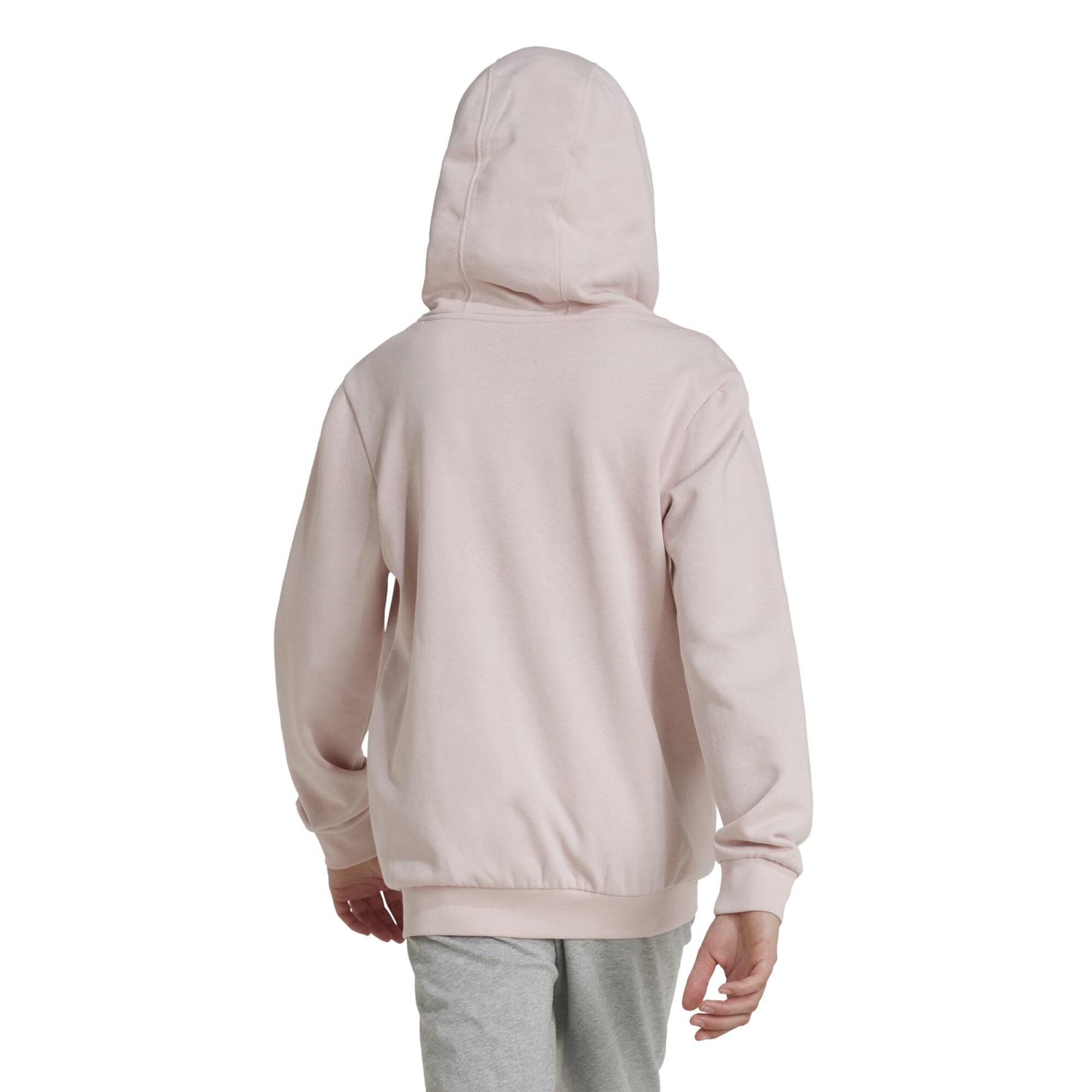 Felpa con cappuccio Adidas modello JF8745 per unisex ragazzi 3/5